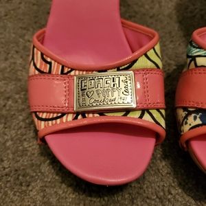 Size 7.5 Coach heels